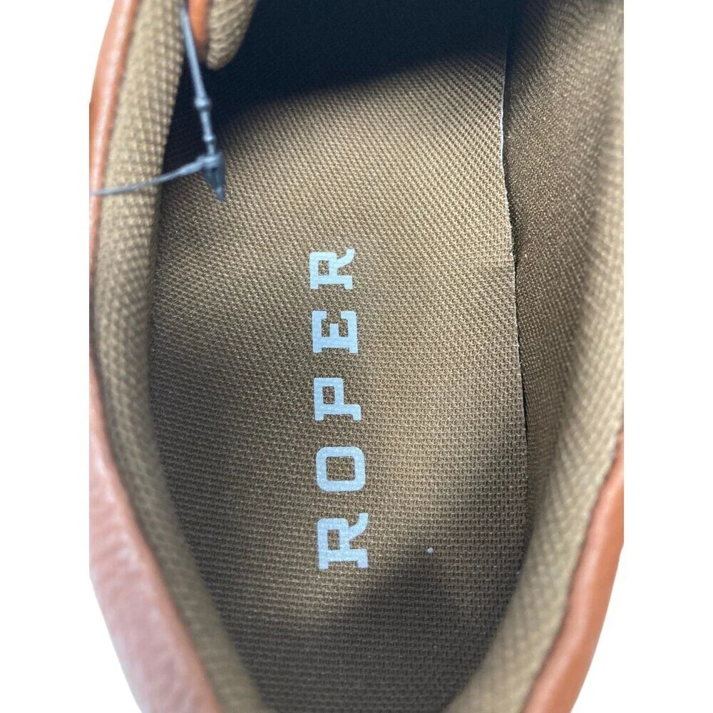 Roper Chukka Boots Men's Size 7.5 D Brown Clearcut Low Leather